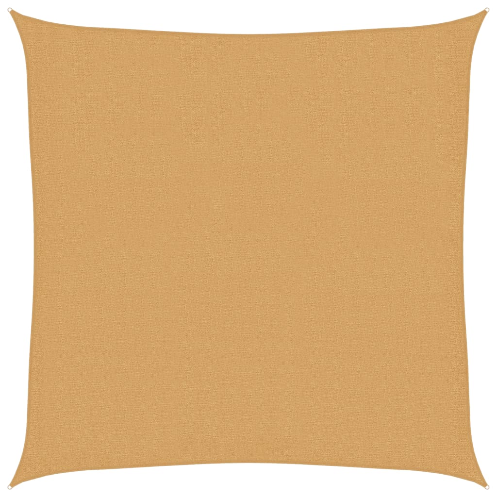 Vela Parasole 160 g/mÂ² Quadrata Sabbia 3x3 m in HDPE