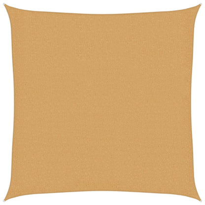 Vela Parasole 160 g/mÂ² Quadrata Sabbia 3,6x3,6 m in HDPE