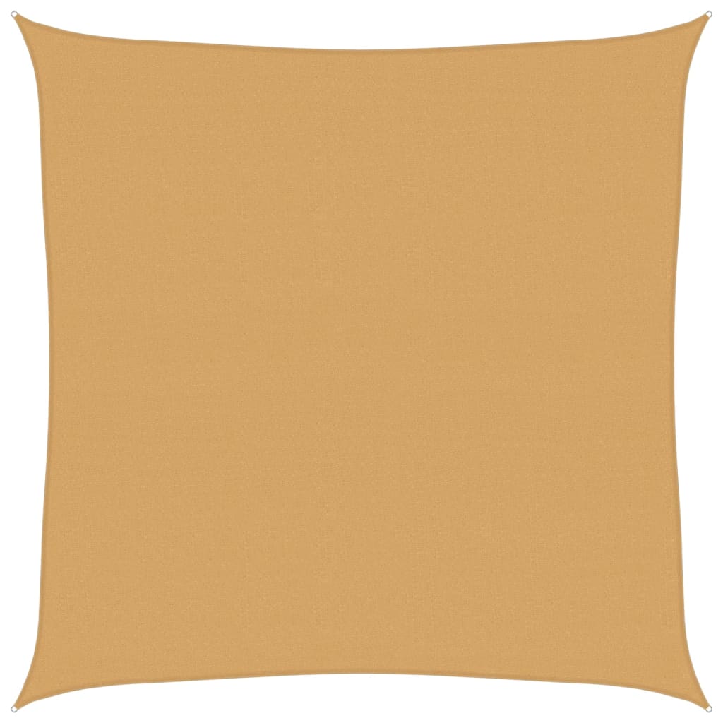 Vela Parasole 160 g/mÂ² Quadrata Sabbia 4x4 m in HDPE