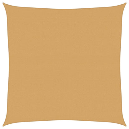 Vela Parasole 160 g/mÂ² Quadrata Sabbia 4x4 m in HDPE