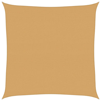 Vela Parasole 160 g/mÂ² Quadrata Sabbia 6x6 m in HDPE