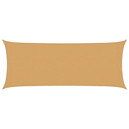 Vela Parasole 160 g/mÂ² Rettangolare Sabbia 2x4,5 m in HDPE