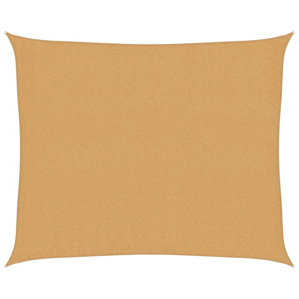 Vela Parasole 160 g/mÂ² Rettangolare Sabbia 2,5x3 m in HDPE