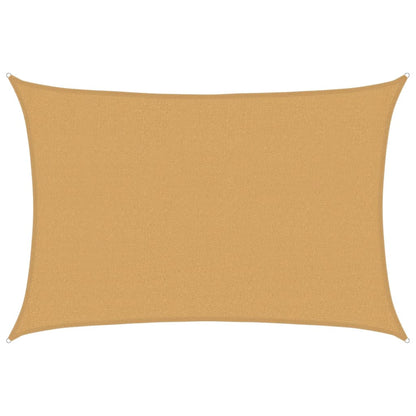Vela Parasole 160 g/mÂ² Rettangolare Sabbia 2,5x4 m in HDPE