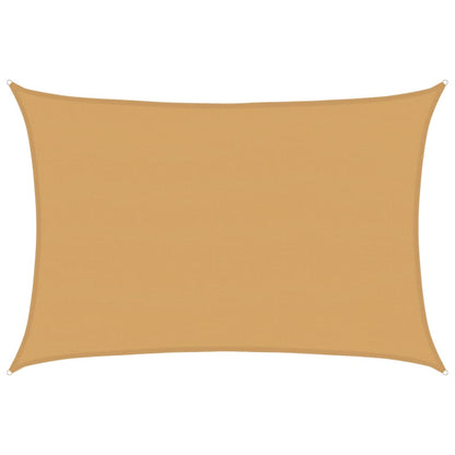 Vela Parasole 160 g/mÂ² Rettangolare Sabbia 5x7 m in HDPE
