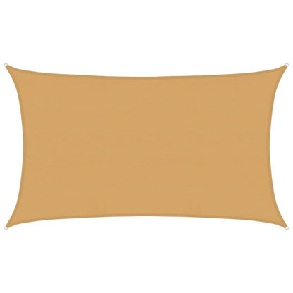 Vela Parasole 160 g/mÂ² Rettangolare Sabbia 5x8 m in HDPE