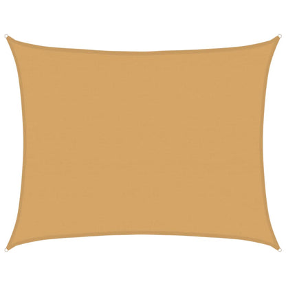 Vela Parasole 160 g/mÂ² Rettangolare Sabbia 6x7 m in HDPE