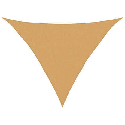 Vela Parasole 160 g/mÂ² Triangolare Sabbia 2,5x2,5x3,5 m in HDPE