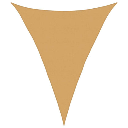 Vela Parasole 160 g/mÂ² Triangolare Sabbia 5x6x6 m in HDPE