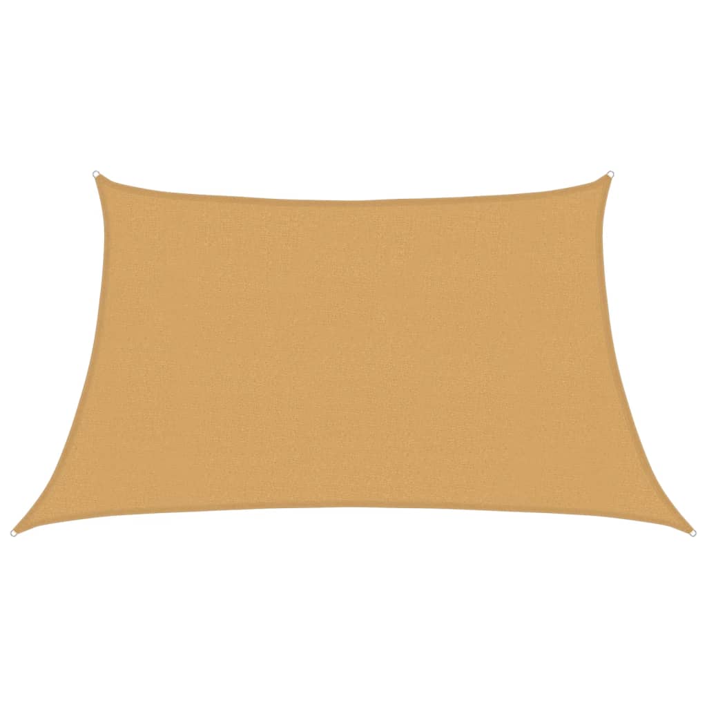 Vela Parasole 160 g/mÂ² Trapezio Grigio Chiaro 3/4x2 m in HDPE