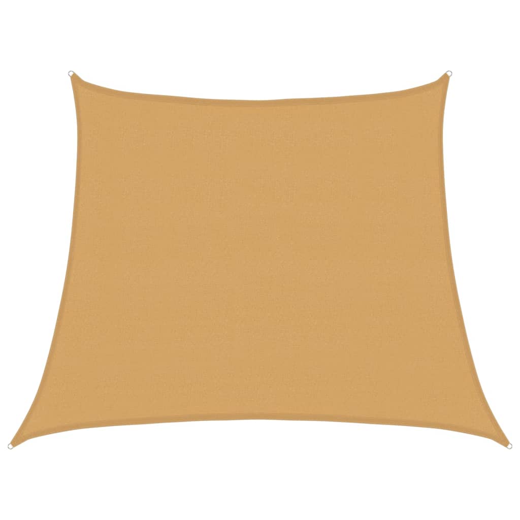 Vela Parasole 160 g/mÂ² Trapezio Grigio Chiaro 3/4x3 m in HDPE