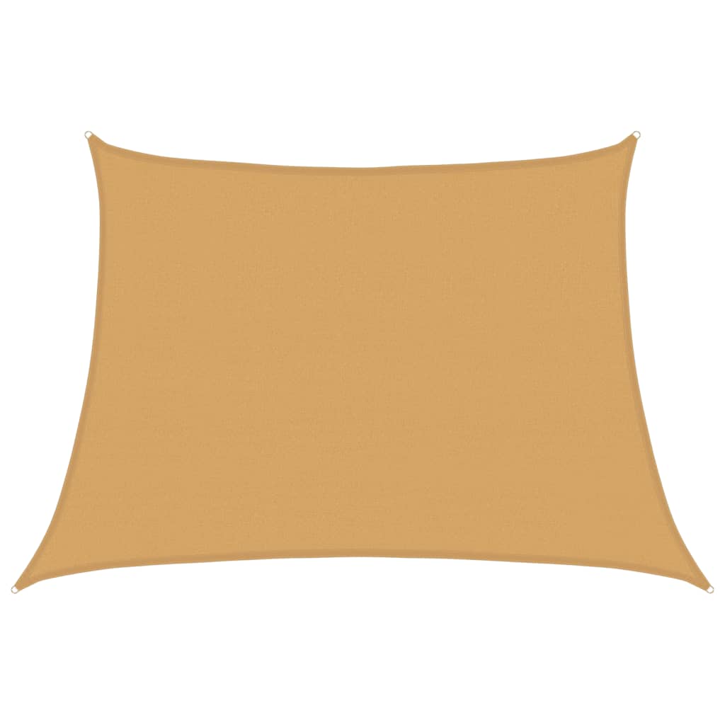 Vela Parasole 160 g/mÂ² Trapezio Grigio Chiaro 4/5x3 m in HDPE