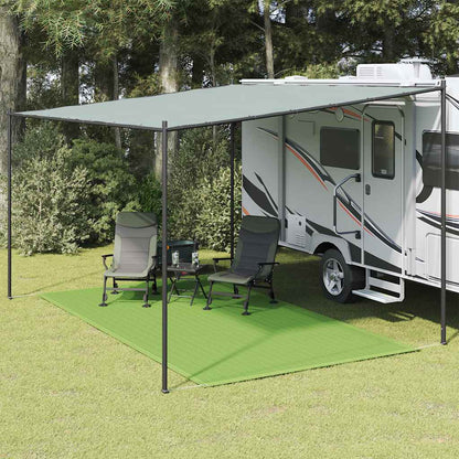 Tappeto da Tenda Verde Chiaro 200x400 cm HDPE