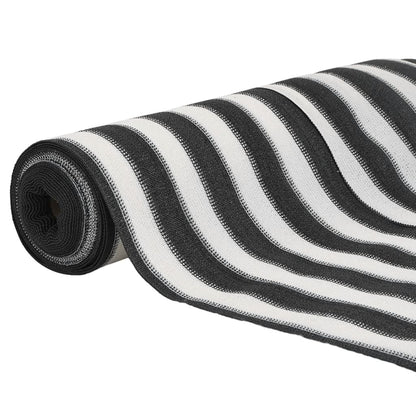 Rete per Privacy Antracite e Bianca 1,8x25 m in HDPE 75 g/mÂ²