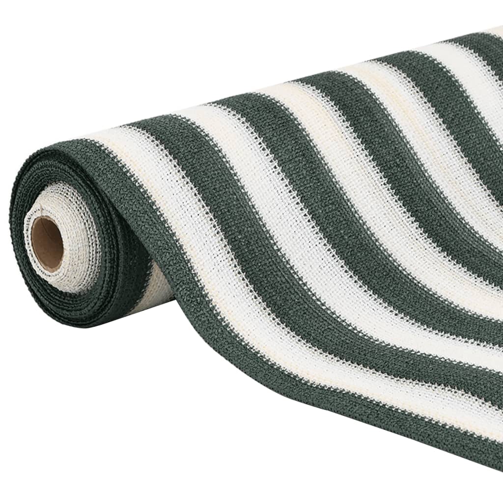 Rete per Privacy Verde e Bianco 1,5x50 m in HDPE 75 g/mÂ²
