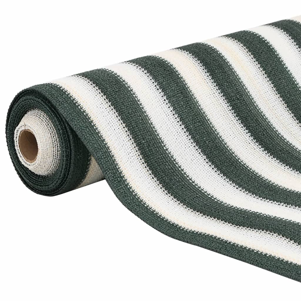 Rete per Privacy Verde e Bianco 1,5x10 m in HDPE 195 g/mÂ²