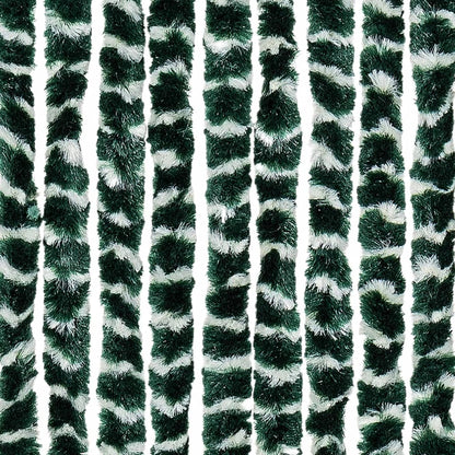 Tenda Antimosche Verde e Bianca 118x220 cm in Ciniglia