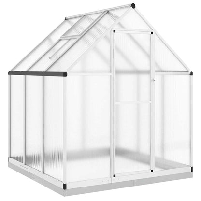Telaio Serra con Base Argento 169x169x202 cm in Alluminio