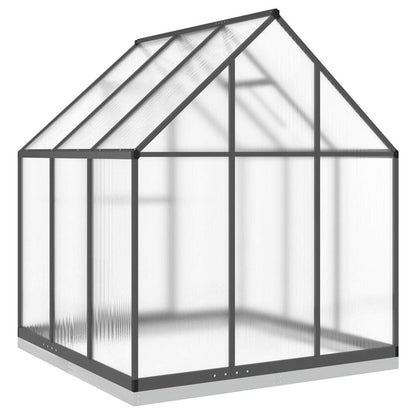 Telaio Serra con Base Antracite 169x169x202 cm in Alluminio