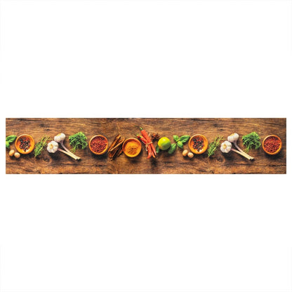 Tappeto da Cucina Lavabile Spezie 60x300 cm Velluto