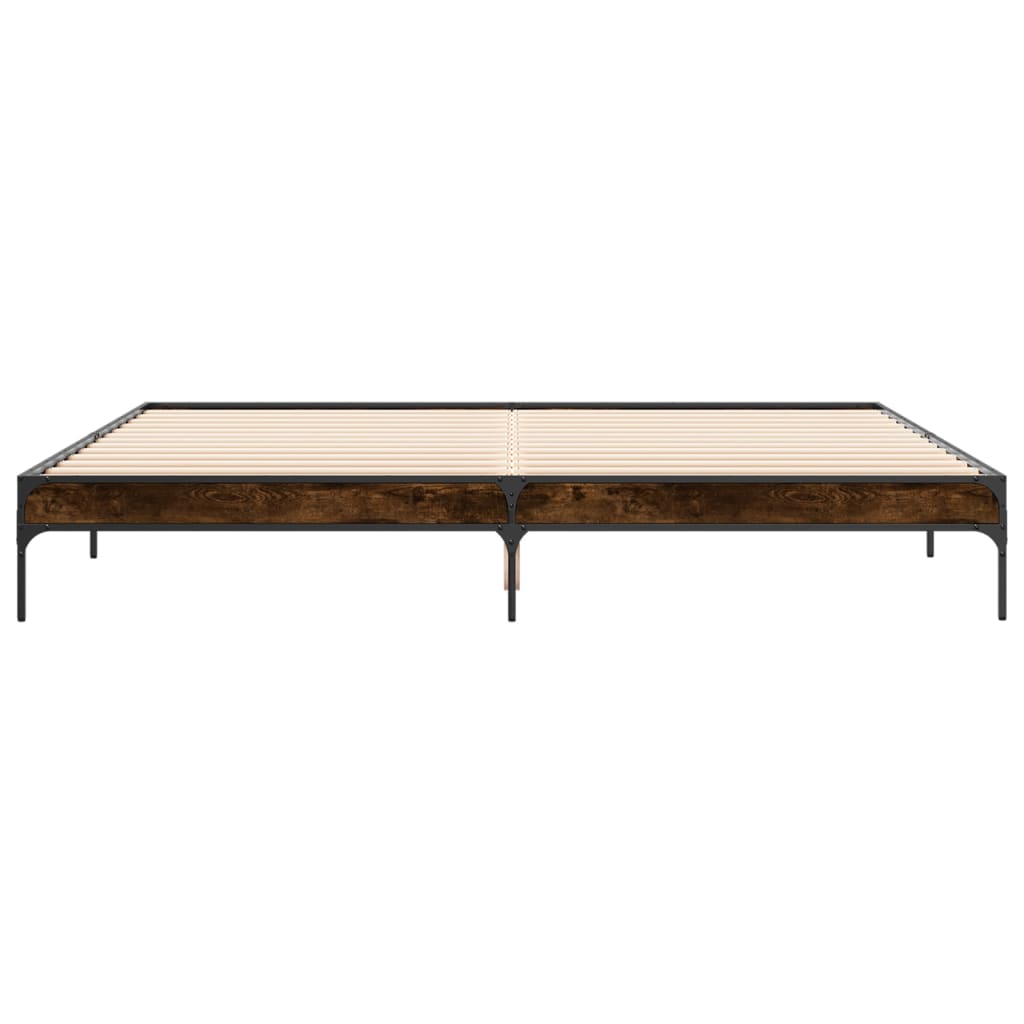 Giroletto Rovere Fumo 200x200 cm in Legno Multistrato e Metallo