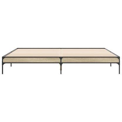 Giroletto Rovere Sonoma 180x200 cm in Legno Multistrato Metallo