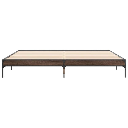 Giroletto Rovere Marrone 180x200cm in Legno Multistrato Metallo