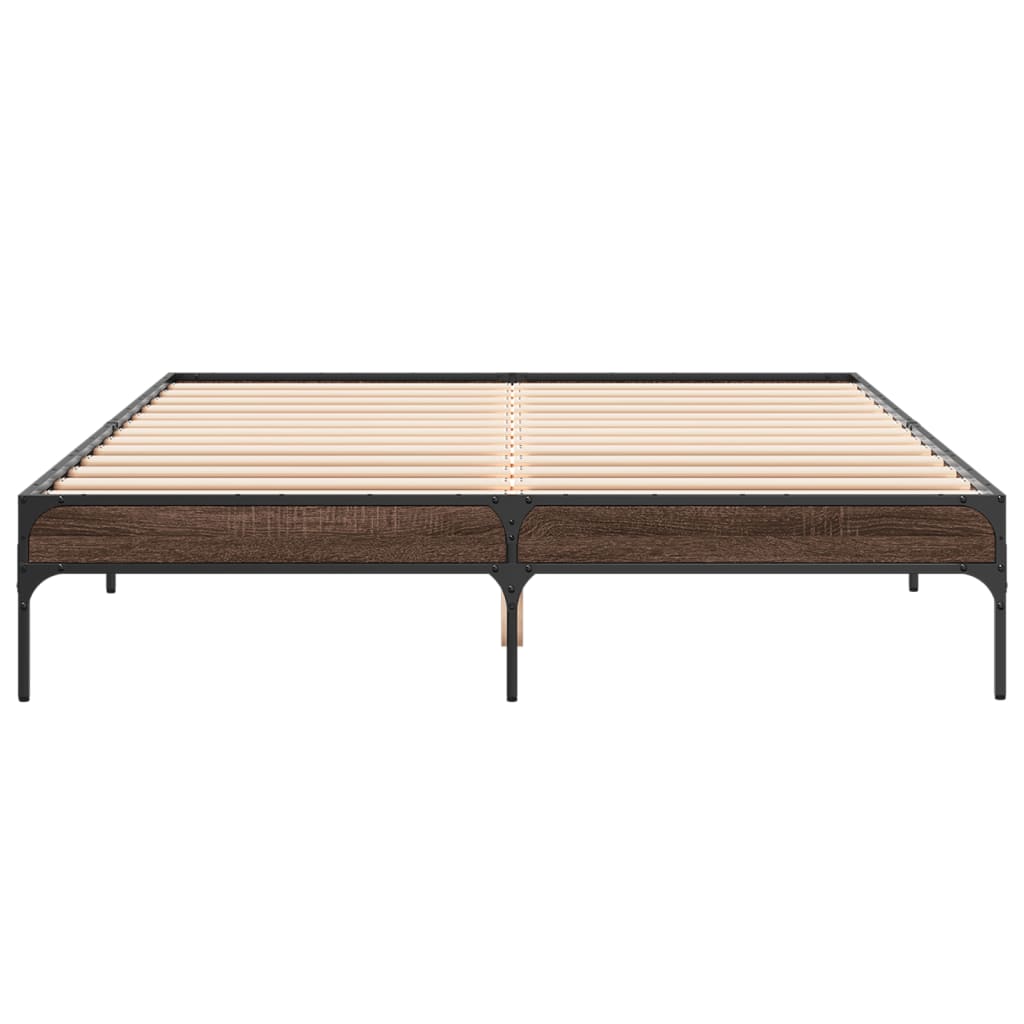 Giroletto Rovere Marrone 140x200cm in Legno Multistrato Metallo