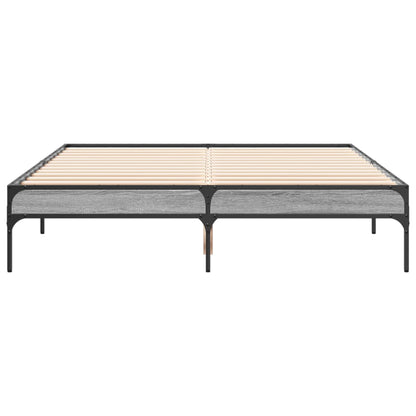 Giroletto Grigio Sonoma 120x200 cm in Legno Multistrato Metallo