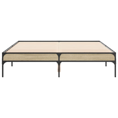 Giroletto Rovere Sonoma 140x190 cm in Legno Multistrato Metallo