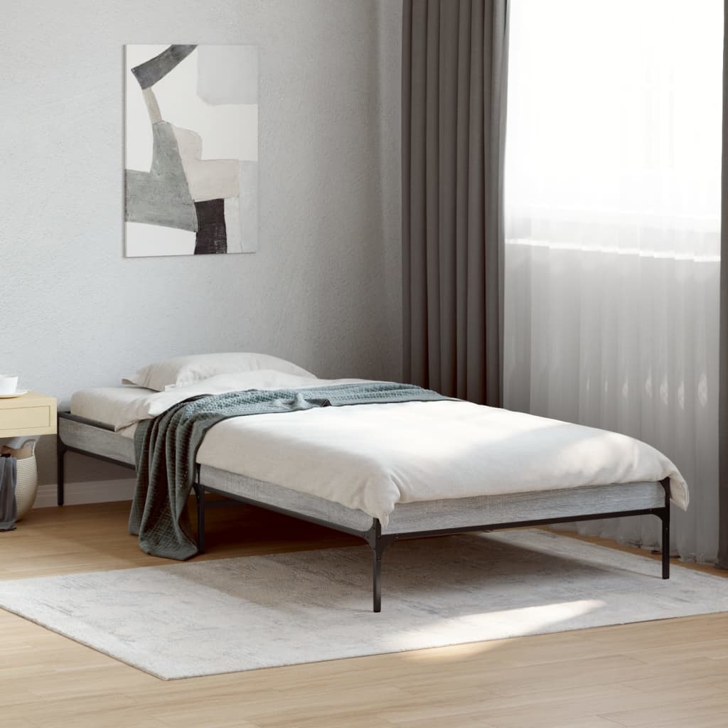 Giroletto senza Materasso Rovere Sonoma 90x190 cm