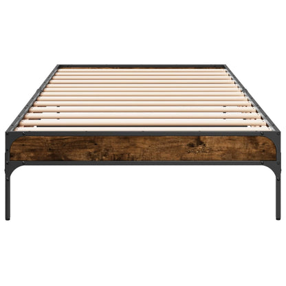 Giroletto Rovere Fumo 75x190 cm in Legno Multistrato e Metallo
