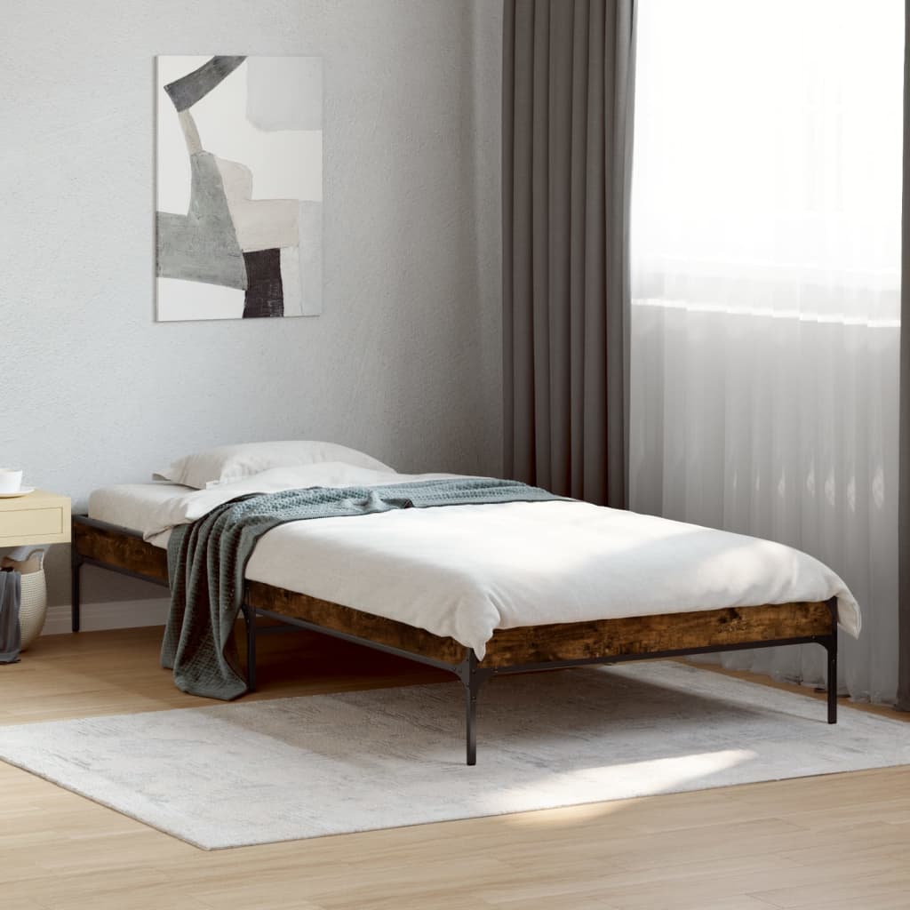 Giroletto Rovere Fumo 75x190 cm in Legno Multistrato e Metallo