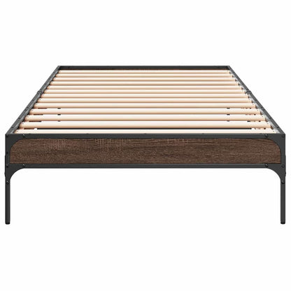 Giroletto Rovere Marrone 75x190 cm Legno Multistrato e Metallo