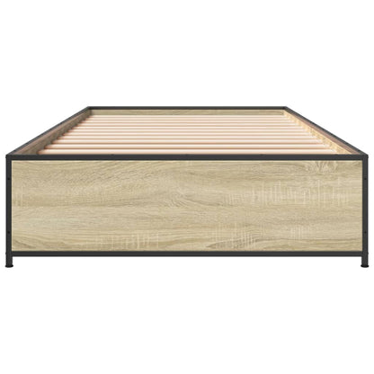 Giroletto Rovere Sonoma 100x200 cm Legno Multistrato e Metallo