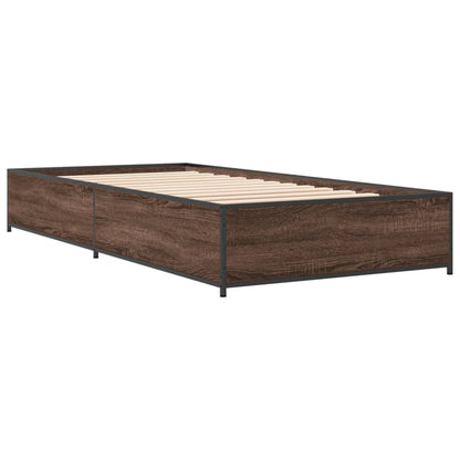 Giroletto Rovere Marrone 75x190 cm Legno Multistrato e Metallo