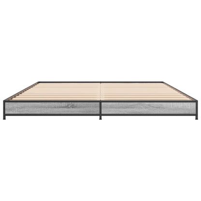 Giroletto Grigio Sonoma 150x200 cm in Legno Multistrato Metallo