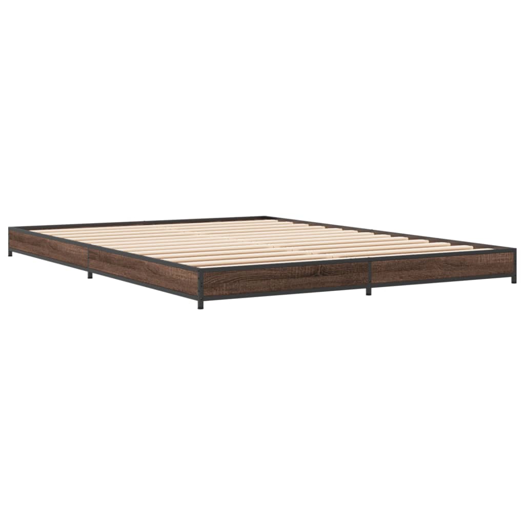 Giroletto Rovere Marrone 135x190cm in Legno Multistrato Metallo
