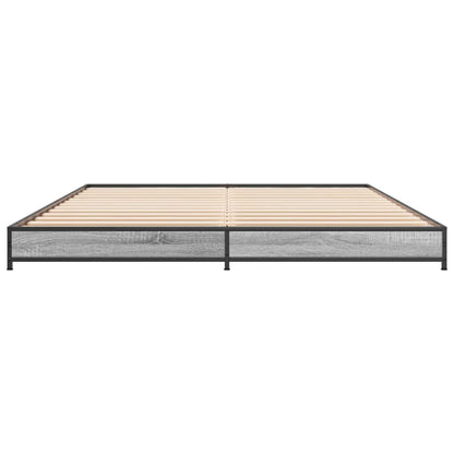Giroletto Grigio Sonoma 120x190 cm in Legno Multistrato Metallo