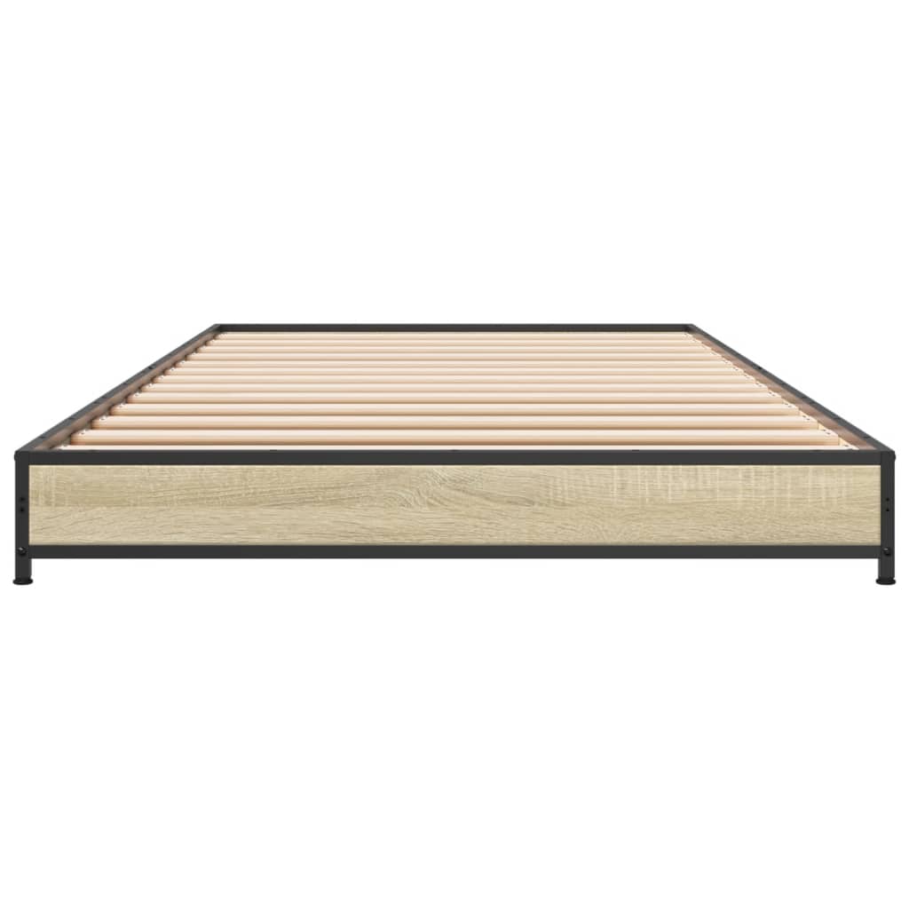 Giroletto Rovere Sonoma 100x200 cm Legno Multistrato e Metallo