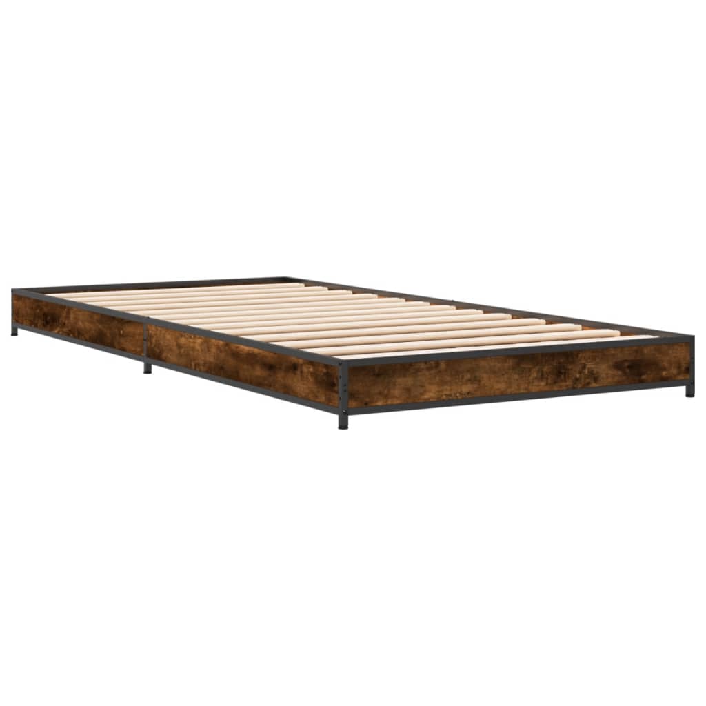 Giroletto Rovere Fumo 75x190 cm in Legno Multistrato e Metallo
