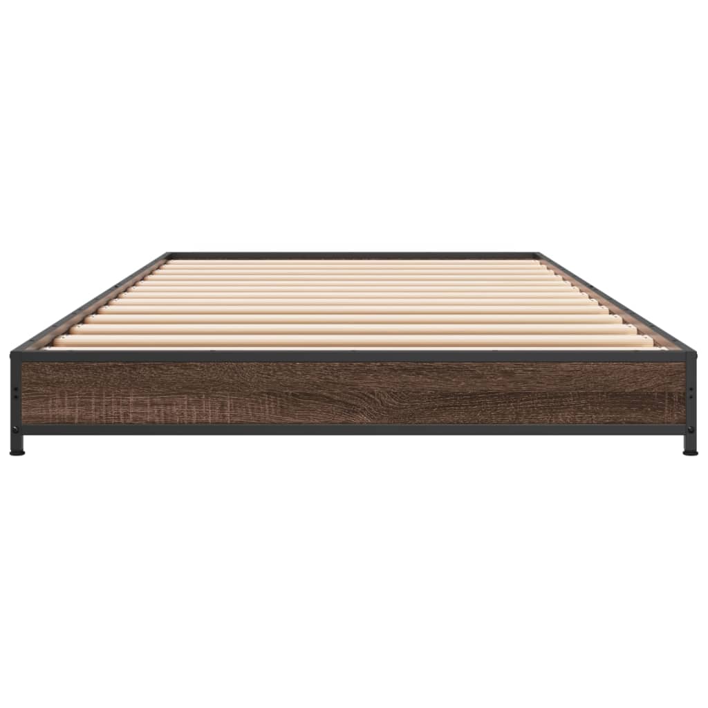 Giroletto Rovere Marrone 75x190 cm Legno Multistrato e Metallo