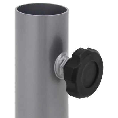 Base per Ombrellone per Palo da ÃƒËœ32/34/38 mm Argento in Acciaio