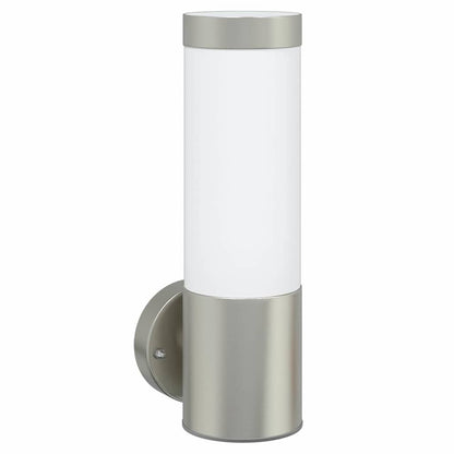 Lampada da Parete Esterna Argento 12 x 8,5 x 27 cm