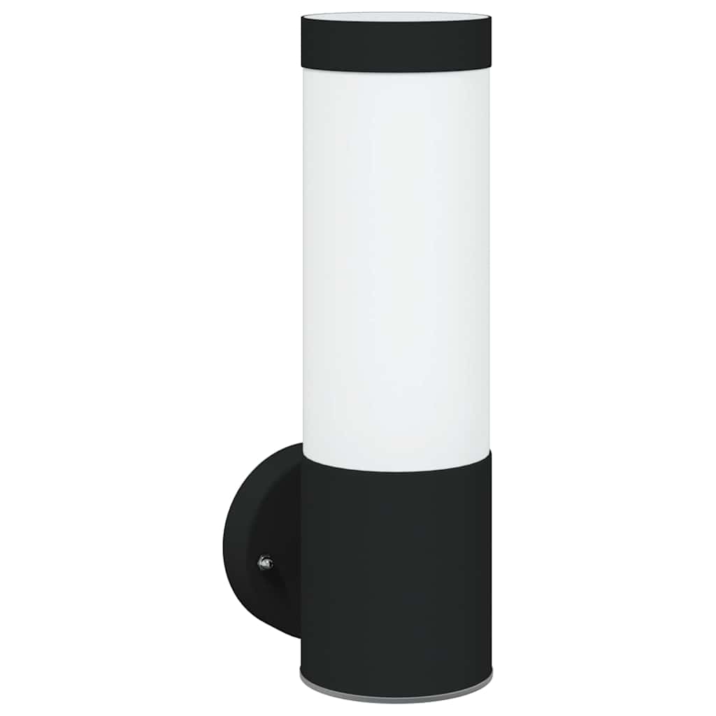 Lampada da Parete Esterna Nero 12 x 8,5 x 27 cm