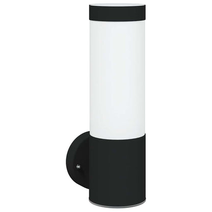 Lampada da Parete Esterna Nero 12 x 8,5 x 27 cm