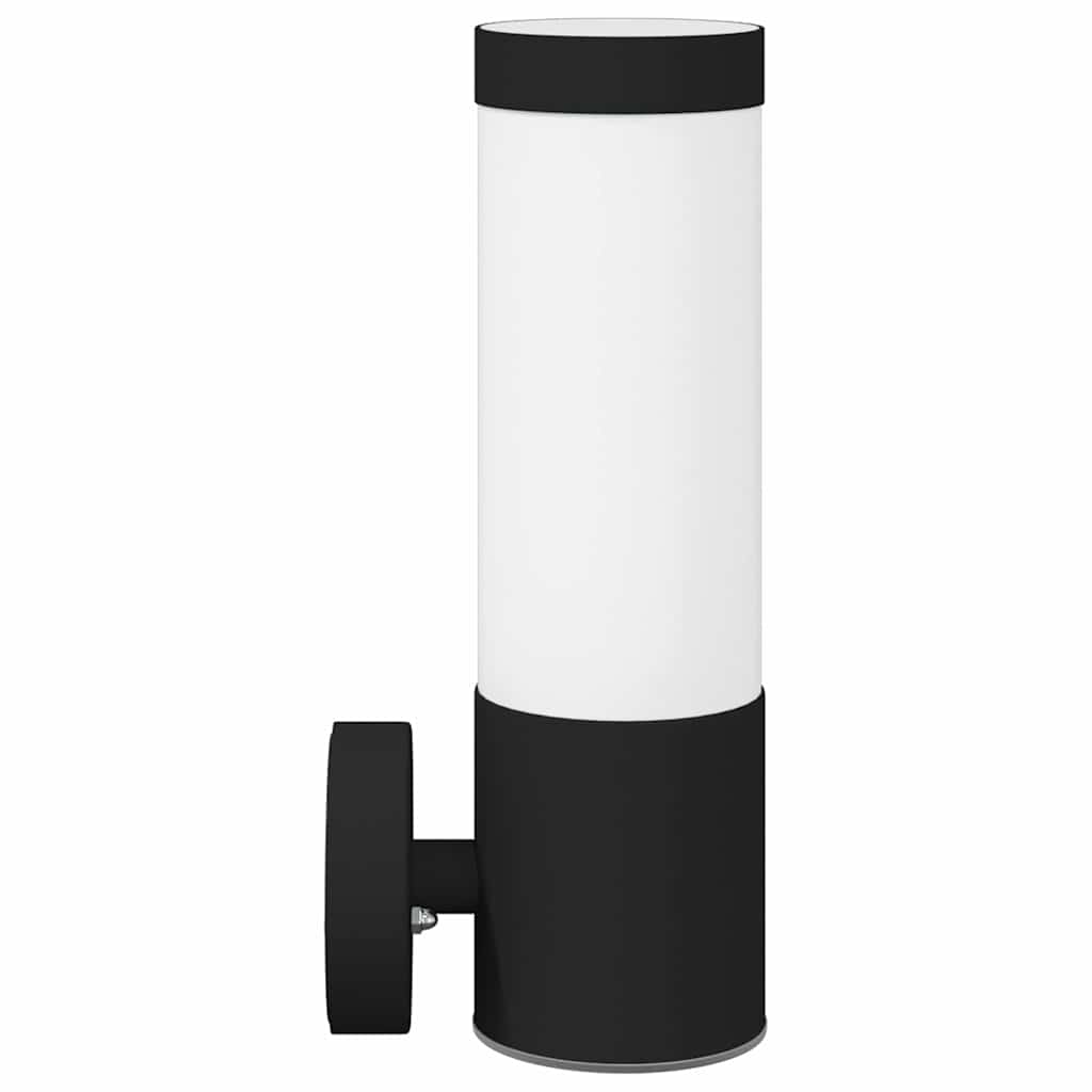 Lampada da Parete Esterna Nero 12 x 8,5 x 27 cm