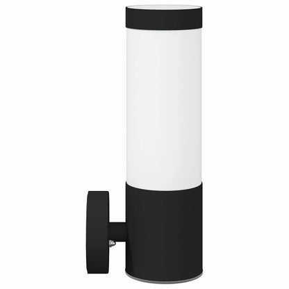 Lampada da Parete Esterna Nero 12 x 8,5 x 27 cm