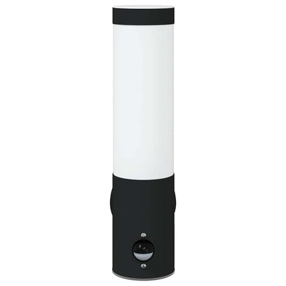 Lampada da Parete Esterna 2 pcs Nero 12 x 8,5 x 29 cm