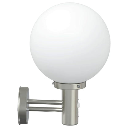 Lampada da Parete Esterna 2 pcs Argento 28 x 25 x 38 cm